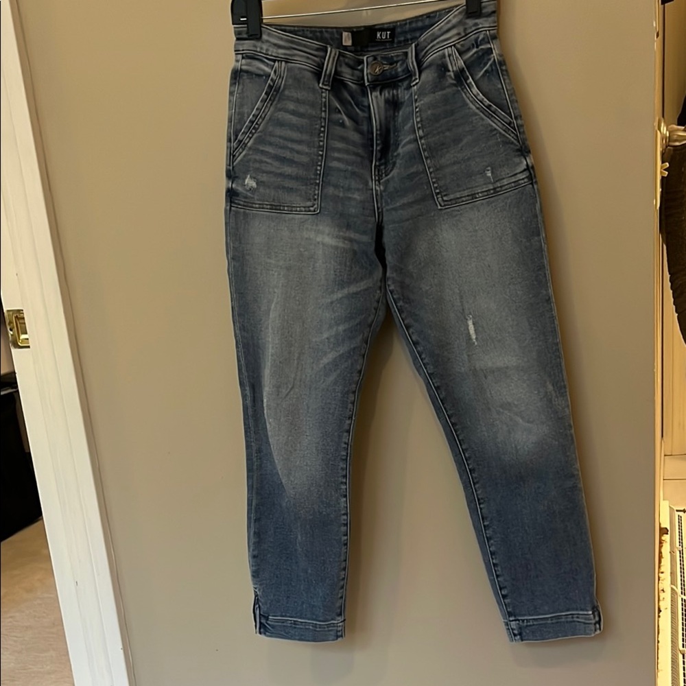 Kut from the Kloth Gray Ankle Jeans